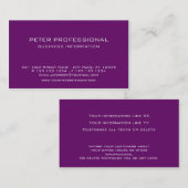 36 モダンプロフェッショナル名刺カラーベリー 名刺 (正面/裏面)