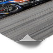 #36 レースカーポスター ポスター (角)