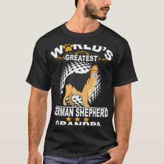 36 世界で一番すごいジャーマンシェパードのおじいちゃん ドイツ Tシャツ