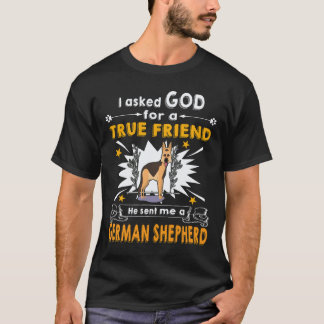 36 人の真の友達を神に願ったらジャーマンが送られてきた Tシャツ
