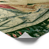 36.婦人と一角獣（ユニコーン）:『視覚』 ポスター (角)