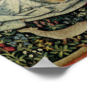 36.婦人と一角獣（ユニコーン）:『視覚』 ポスター (角)