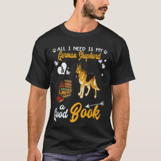 36 私に必要なのはジャーマンシェパードと良いホラーだけ Tシャツ