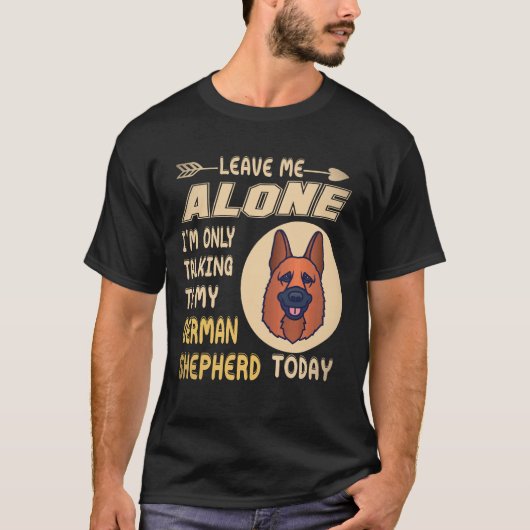 36 私に構わないで！今はドイツ語を話してるんです Tシャツ (正面)