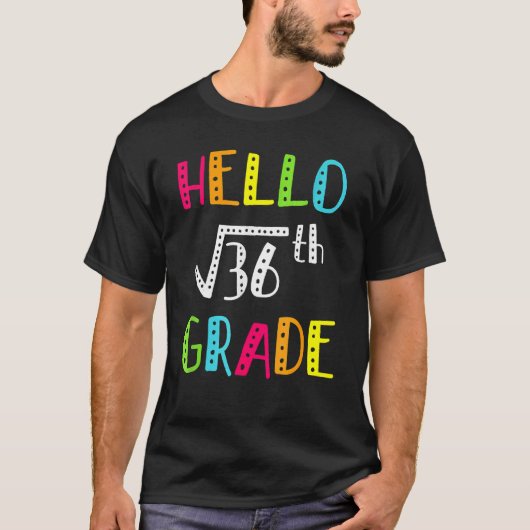 36 Math Teの6年生の分隊新学期ルート Tシャツ (正面)
