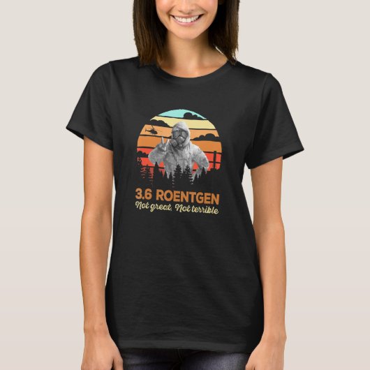 36 Roentgen Chernobuylない恐素晴らしろしい1986 Tシャツ (正面)