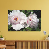 36"x24"ツリー牡丹 キャンバスプリント (インサイチュ (リビング))