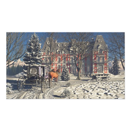 36"x24"紙ポスターw' "Christmas Gathering"画像 フォトプリント (正面)