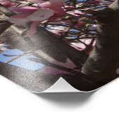 36"x24" Pink Magnolia フォトプリント (角)