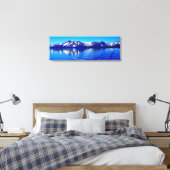 36" x 12" タホ湖の美しい風景 キャンバスプリント ギャラリー包装 (インサイチュ (寝室))