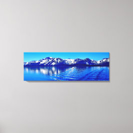 36" x 12" タホ湖の美しい風景 キャンバスプリント ギャラリー包装