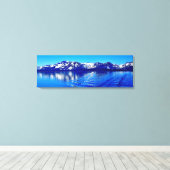 36" x 12" タホ湖の美しい風景 キャンバスプリント ギャラリー包装 (インサイチュ (ウッドフロア))