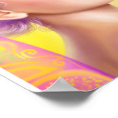 36" x 12"、バリューポスター紙（マット）女性妖精 ポスター (角)