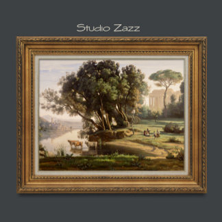 36 x 24インチヴィンテージウォールアートランドスケープ ポスター