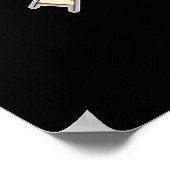 36 " x 24"ポスター、黒 ポスター (角)