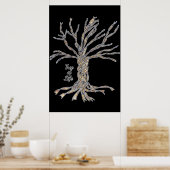 36 " x 24"ポスター、黒 ポスター (キッチン)