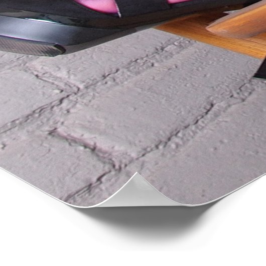 36" x 24" Chrisy Kittens Say Cheese ポスター (角)