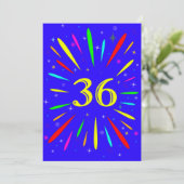 36th誕生日パーティーの招待状の爆発 招待状 (スタンド正面)