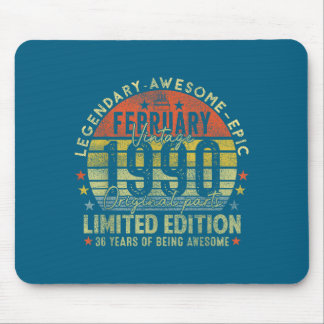 36th Birthday Legends February 1996 Design マウスパッド