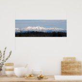 36X12オリンピックマウンテンレンジ ポスター (キッチン)