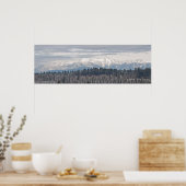 36X12オリンピックマウンテンレンジ ポスター (キッチン)