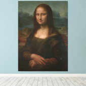 36x48 Mona Lisa Canvas Print キャンバスプリント (インサイチュ (ウッドフロア))