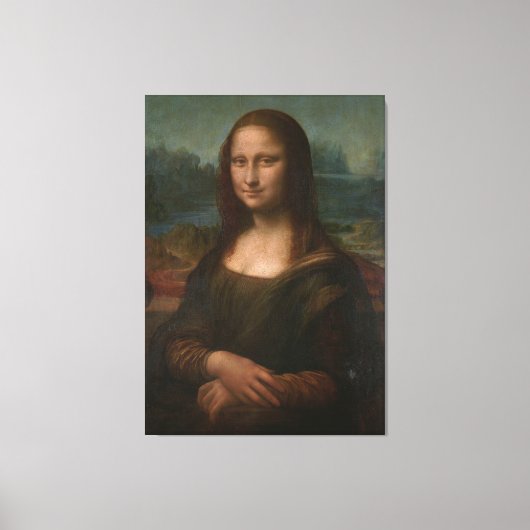 36x48 Mona Lisa Canvas Print キャンバスプリント (正面)