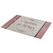 37エレガントth Alabasterの結婚記念日 カッティングボード (角)