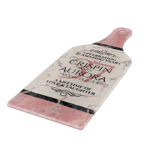 37エレガントth Alabasterの結婚記念日 カッティングボード