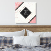 37エレガントth Alabasterの結婚記念日 キャンバスプリント (インサイチュ (寝室))