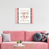 37エレガントth Alabasterの結婚記念日 キャンバスプリント (インサイチュ (リビング))