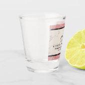 37エレガントth Alabasterの結婚記念日 ショットグラス (左)