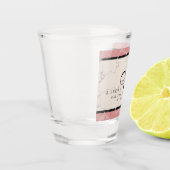 37エレガントth Alabasterの結婚記念日 ショットグラス (左)