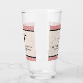 37エレガントth Alabasterの結婚記念日 タンブラーグラス (左)