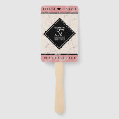 37エレガントth Alabasterの結婚記念日 ハンドファン (裏面)