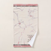 37エレガントth Alabasterの結婚記念日 バスタオルセット (ハンドタオル)