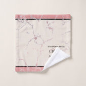 37エレガントth Alabasterの結婚記念日 バスタオルセット (ウォッシュタオル)