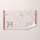 37エレガントth Alabasterの結婚記念日 バスタオルセット (ハンドタオル)