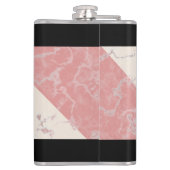 37エレガントth Alabasterの結婚記念日 フラスク (裏面)