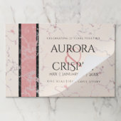 37エレガントth Alabasterの結婚記念日 ペーパーパッド (折り畳み)