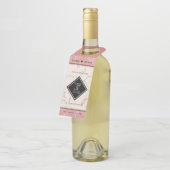 37エレガントth Alabasterの結婚記念日 ボトルネックタグ (アングル)