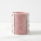 37エレガントth Alabasterの結婚記念日 マグカップ (中央)