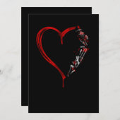 37ホラー映画ホラー映画ハートチェーン，クニフを見る セーブザデート (正面/裏面)