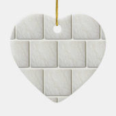 37周年記念結婚アラバスター セラミックオーナメント (裏面)