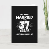 37年目の結婚 面白い 37周年記念 カード (正面)