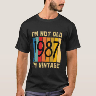 37歳ではない私は1987年ヴィンテージ37th Birt Tシャツ