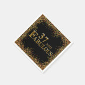 37歳の誕生日 スタンダードカクテルナプキン (角)