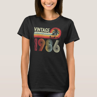 37歳オールドメンズヴィンテージ1986レトロ37位誕生 Tシャツ
