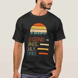 37歳レトロ誕生日伝説1987年7月以来 Tシャツ