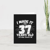 37歳皮肉ミームおもしろい37誕生日 カード (正面)